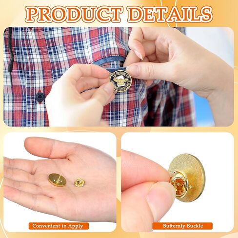 24 Pcs Academic Excellence Lapel Pin, 0.75 Inch Student Recognition Enamel Pins Award Gifts for Commitment Exceptional Achievement, Celebrate Academic Excellence Supply in Kuwait