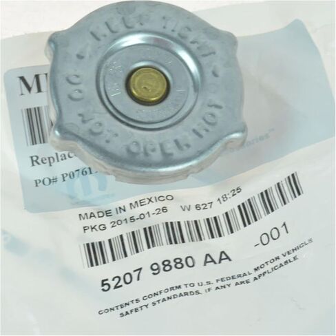 Radiator Overflow Bottle Cap Compatible with 82-10 Chrysler 78-10 Dodge 84-01 Jeep 78-00 Plymouth in Kuwait