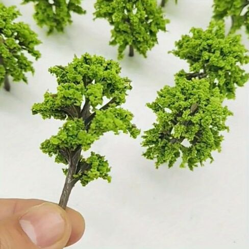 HO Scale Trees, 10PCS Model Trees 1.57in/4cm Train Railroad Park Scenery Architecture Fake Trees for DIY Crafts, Building Model, Landscape in Saudi Arabia