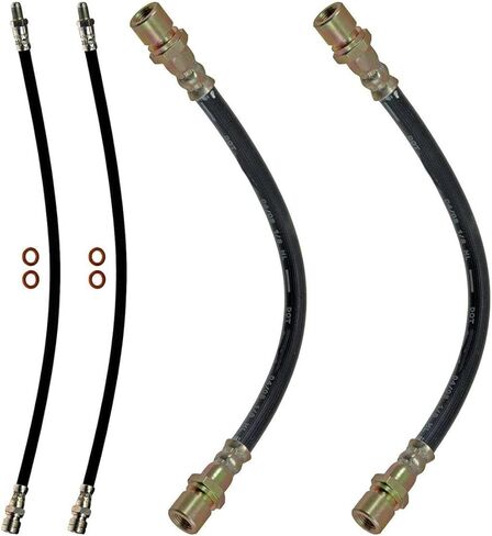4pcs Front Rear Brake Hose for Volkswagen Beetle 1.2L 1954 1955 1956 1957 1958 1959 1960 1961 1962 1963 1964 Front Rear Left Right Brake Hydraulic Hose Replaces# 113611701, 460428513S in Kuwait