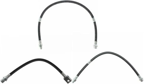 Brake Hose - 3PCS Front & Rear Brake Lines, Brake Hose Set, Automotive Replacement Brake Hoses Fits Cadillac Eldorado 1975 Fits Cadillac Eldorado 1976 Fits Cadillac Eldorado 1977 in Kuwait