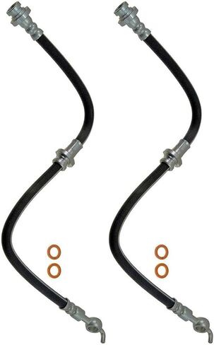 2PCS Front Brake Hose, Brake Line Automotive Replacement Brake Hoses Kit for Honda Passport 1994-1995 for Isuzu Amigo 1989-1993 for Isuzu Pickup 1988-1995 for Isuzu Rodeo 1991-1995 in Kuwait