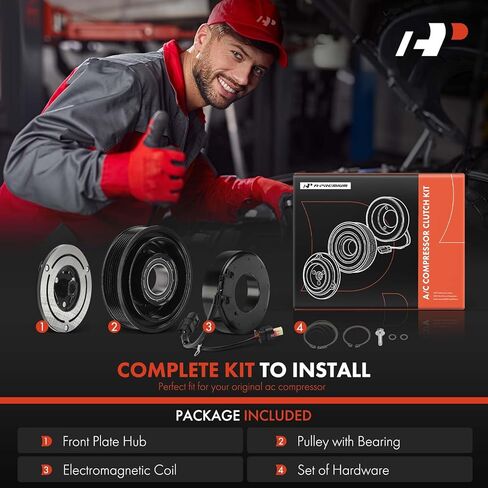 A-Premium Air Conditioner AC Compressor Clutch Kit Compatible with Honda Pilot 2023-2025 & Acura MDX 2022-2025 in Kuwait