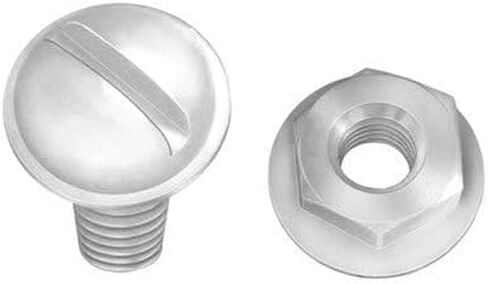 Auveco # 13922 1/4"-20 X 5/8" Natural Nylon License Plate Screw And Nut. Qty 25. in Kuwait