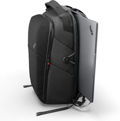 حقيبة ظهر Lenovo ThinkPad مقاس 16 بوصة (إصدار Aura) - وصول مغناطيسي بيد واحدة، قفل Fidlock، حماية EVA، حقيبة ظهر كمبيوتر محمول خفيفة الوزن بسعة 18 لتر، رمادي داكن in Kuwait