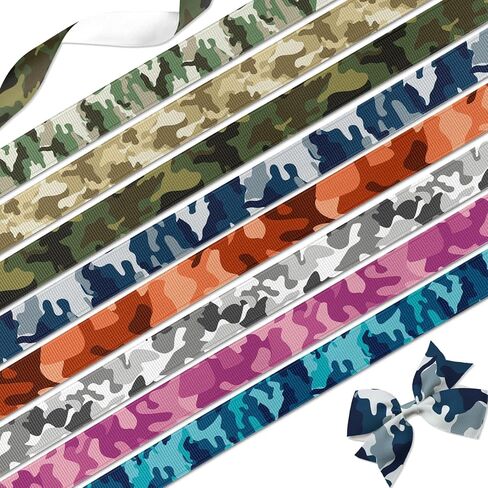 شريط وطني 10 عبوات 3/8 بوصة Grosgrain 4th من يوليو أحمر أبيض أزرق نجمة الولايات المتحدة الأمريكية شرائط العلم الأمريكي لتزيين الحرف اليدوية وتغليف الهدايا 3 ياردات لكل منها in Kuwait