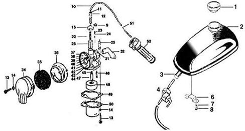 دراجة بمحرك BBR Tuning Billet Intake Manifold Bike Engine (40 مم) in Kuwait
