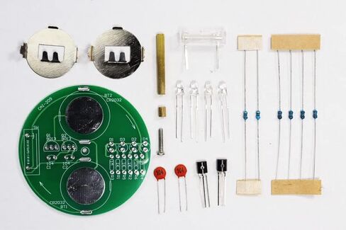 ISolderStore Soldering Project Soldering Practice Kit LED Rotating Desk Gyroscope DIY Kit Electronics Kit for Beginner in Saudi Arabia