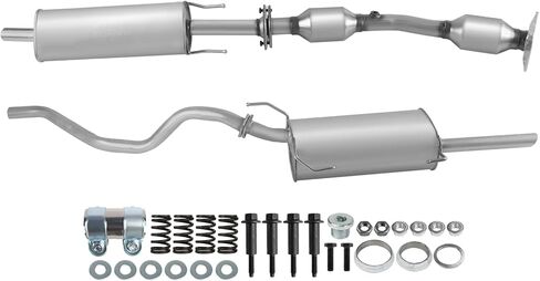 مجموعة تحفيزية مع مرنان وكاتم صوت متوافقة مع Nissan Sentra 1.8L 2013 2014 2015 2016 2017 2018، تتضمن حشية ومشبك ومجموعة مسامير زنبركية in Saudi Arabia