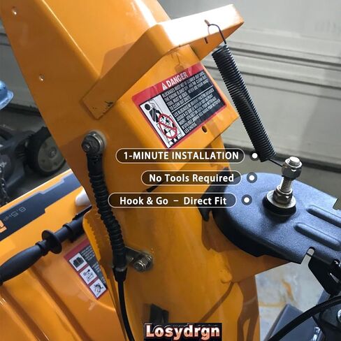 532184505 زنبرك منحرف المزلق، بديل معدني لحرفي Husqvarna Sears Poulan AYP منفاخ الثلج - جزء تجميع منحرف المزلق، 3 عبوات in Kuwait