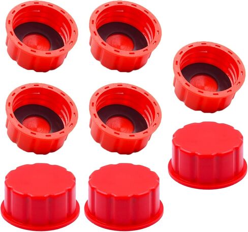 4 PCS Universal Gas Can Cap Replacement - Coarse Thread Fuel Tank Lid Fits 1/2/5/10+ Gallon Gas Cans, Compatible with Midwest, Briggs & Stratton, Scepter & Most Plastic/Metal Jerry Cans in Saudi Arabia