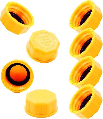 4 PCS Universal Gas Can Cap Replacement - Coarse Thread Fuel Tank Lid Fits 1/2/5/10+ Gallon Gas Cans, Compatible with Midwest, Briggs & Stratton, Scepter & Most Plastic/Metal Jerry Cans in Kuwait