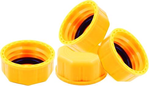 4 PCS Universal Gas Can Cap Replacement - Coarse Thread Fuel Tank Lid Fits 1/2/5/10+ Gallon Gas Cans, Compatible with Midwest, Briggs & Stratton, Scepter & Most Plastic/Metal Jerry Cans in Kuwait