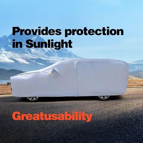 Large SUV Car Cover for GMC Yukon 100% Waterproof All Weather, Heavy Duty Outdoor Full Exterior Covers Rain Sun Wind UV Hail Protection. in Saudi Arabia