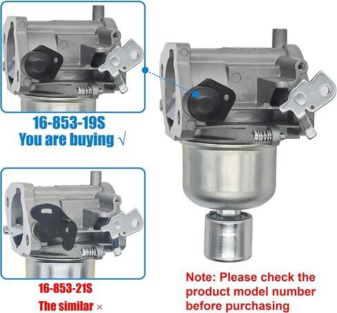KT725 Carburetor Replacement for Kohler 7000 Series KT730 KT735 KT740 KT745 22HP 23HP 24HP 25HP 26HP Engines, Replace 16-853-19S in Saudi Arabia