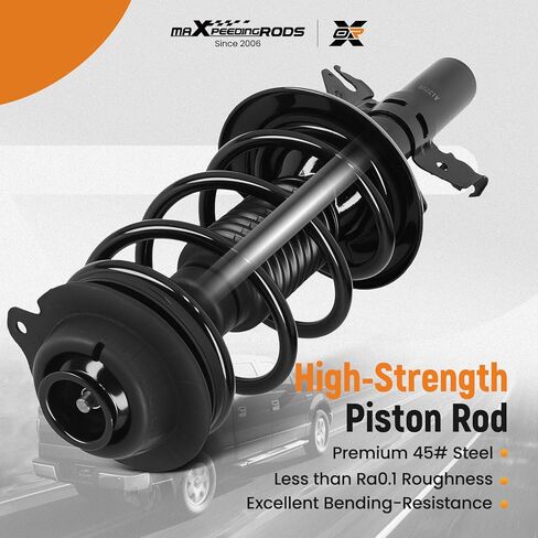 مجموعة دعامة أمامية من maxpeedingrods مكونة من قطعتين لسيارة Dodge Dart FWD 2013-2016، زوج تعليق ممتص الصدمات الأمامي مع استبدال زنبركي ملفوف 272641 272642 XS857220121 XS857220222 in Kuwait