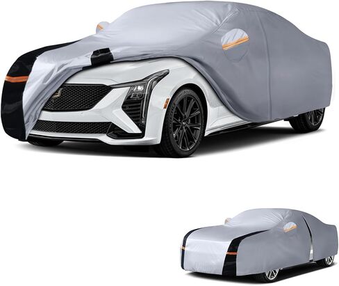 Multi-Layer Car Cover Custom Fit for Lexus IS250 IS250C IS300 IS350 (2005-2026), 100% Waterproof All Weather, Gift with Towel, Heavy Duty Car Covers for Rain Sun UV Protection with Door Zipper. in Saudi Arabia