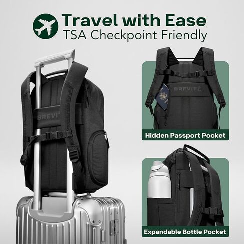 BREVITE Jumper Compact Camera Backpack 2026 Edition: A Minimalist & Travel-friendly Photography Backpack For DSLR Camera & Laptop w/Reinforced Straps & Stiffer Dividers (18L) (Triple Black Color) in Saudi Arabia
