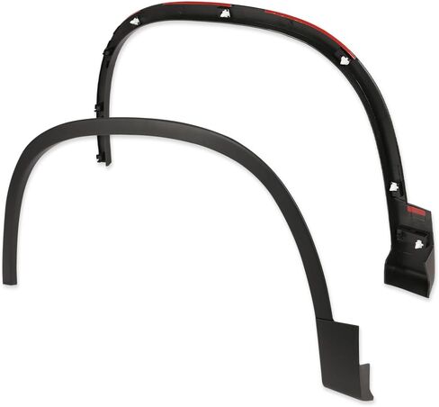 LQI Fender Flares متوافقة مع VW Tiguan 2012-2018 الجبهة اليسرى للسائق الجانب الحاجز عجلة فتح صب Guardabarros، نمط المصنع، 5N0854732B9B9 VW1291106 in Kuwait