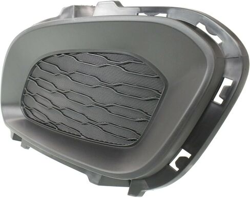 Fog Light Covers Driver Left Side LH Hand for Kia for Rio LX+ 12-13 & EX/LX/SX 12-15 Primed 865231W200 KI1038122,Fitment Tested in Saudi Arabia