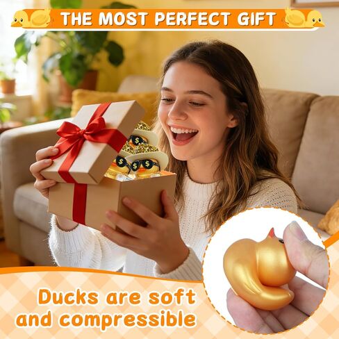 Funny Golden Duck with Rhinestone Cowboy Hat, Gold Necklace, Wine Glass & Money Sunglasses - Mini Rubber Ducks Accessories for Car Dashboard, Office Desk, Party Decor in Saudi Arabia