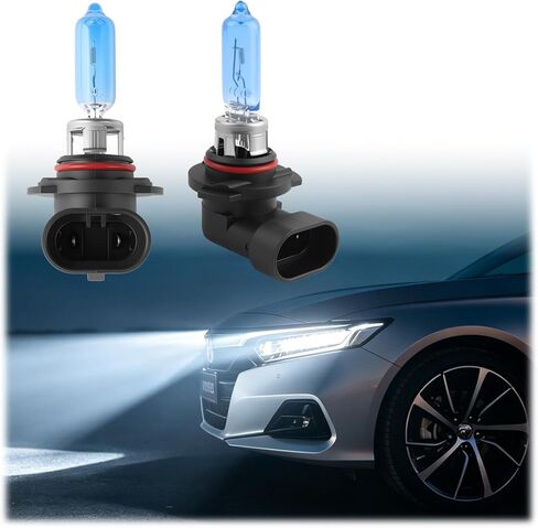 KIFIDAN 2PCS 9005 Headlight Bulbs,12V 100W 9005 Halogen Headlight Bulbs with Super Brightness,High Temperature Resistant Car Head Light Bulb High and Low Beam Car Accessories in Kuwait