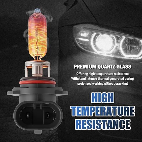 KIFIDAN 2PCS 9005 Headlight Bulbs,12V 100W 9005 Halogen Headlight Bulbs with Super Brightness,High Temperature Resistant Car Head Light Bulb High and Low Beam Car Accessories in Kuwait