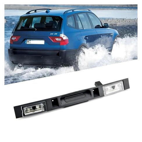 متوافق مع BMW E83 متوافق مع X3 2004 2005 2006 2007 2008 2009 2010 51133403611 مقبض غطاء صندوق السيارة الخلفي مع زر مفتاح in Kuwait
