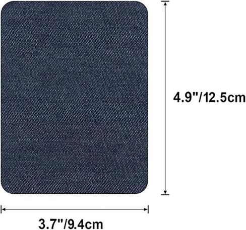 16 Pack Iron On Denim Patches for Inside and Outside Jeans Multi Color Strong Adhesive Jean Patches for Pants Holes Clothing Repair DIY Fabric Repair Patch for Jackets Shirts and Skirts in Saudi Arabia