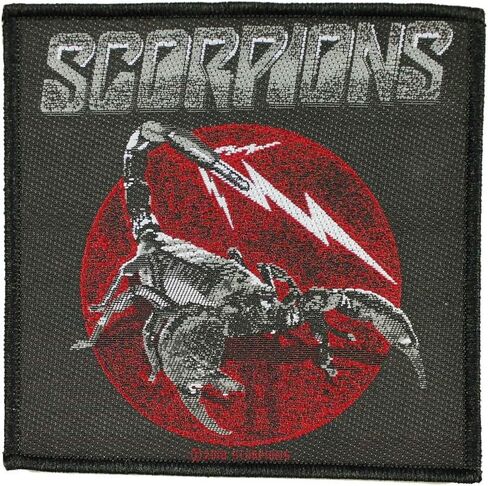 RAZAMATAZ Scorpions Jack Patch Band Album Art Heavy Metal Rock Woven Sew On Applique in Kuwait