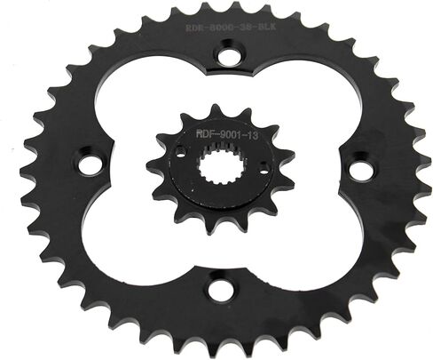 Sprockets for Honda TRX400EX 400EX 1999-2004 Front 13T & Rear 38T Black Sprocket in Kuwait