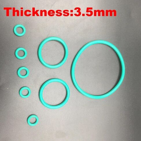 6pcs 63x3.5 63 * 3. 65x3. 65 * 3. 68x3. 68 * 3. OD*Thickness 3.5mm Green Fluoro FKM Fluorine Rubber O-Ring Oil Seal(65mm OD) in Kuwait