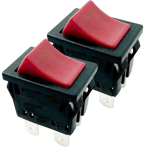 Toggle Rocker ON Off Switch Fit for Shop-vac QSP Pro Model QPL45 12 Gallon Wet and Dry Vacuum, 4Pin Black Switch, 2PCS in Kuwait
