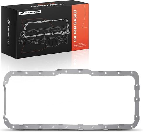 A-Premium 4.9L Engine Oil Pan Gasket Set, Compatible with Ford F-150 1988-1996, F-250/F-350 1988-1996, Bronco 1988-1992, E-350 E-250 E-150 Econoline Club Wagon, E-350 E-250 E-150 Econoline in Kuwait