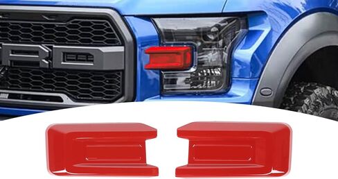 for F150 Raptor Front Bumper Trim Cover Fit for Ford F150 Raptor 2015-2020 Black Carbon Fiber Exterior Accessories 2pcs in Kuwait