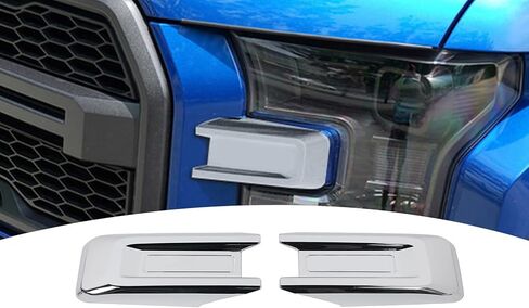 for F150 Raptor Front Bumper Trim Cover Fit for Ford F150 Raptor 2015-2020 Black Carbon Fiber Exterior Accessories 2pcs in Kuwait
