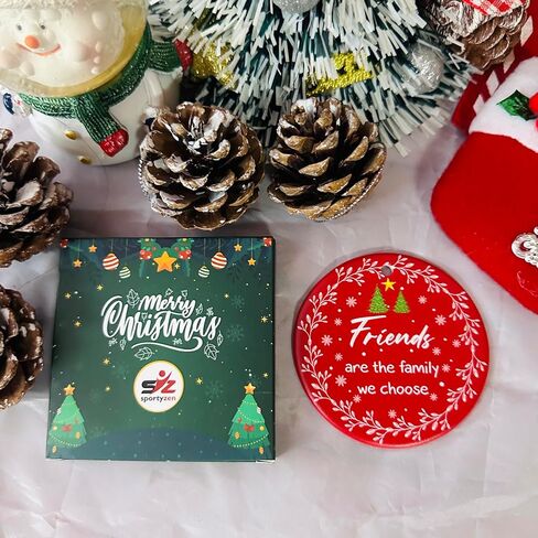 Sportyzen 2025 Christmas Ornament - Cardinal is The Greatest Ceramic Ornament – Celebrating Family This Christmas Ornament, Gift for Family, Friends in Saudi Arabia