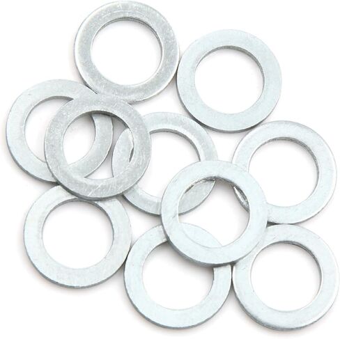 Motoforti 10pcs Universal Engine Oil Crush Washers Drain Plug Gaskets 12mm ID. 19.7mm OD. for Car Long-lasting in Kuwait