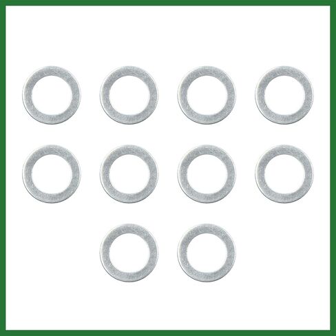 Motoforti 10pcs Universal Engine Oil Crush Washers Drain Plug Gaskets 12mm ID. 19.7mm OD. for Car Long-lasting in Kuwait