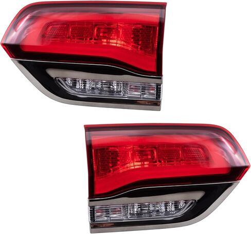 Tail Light Silver Bezel for Grand for Cherokee Liftgate Mounted Set Left Right in Kuwait