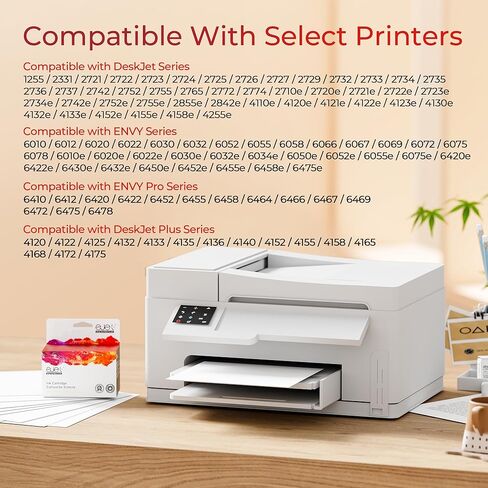 خرطوشة حبر 67XL (2 ثلاثية الألوان) متوافقة مع HP Ink 67 لخرطوشة الحبر الملونة HP 67 XL تعمل مع HP Deskjet 2855e 2800e 2852e 2827e 4227e 4255e Envy 6055e 6432e 6455e 6458e 6475e Pro 6455 Series in Kuwait