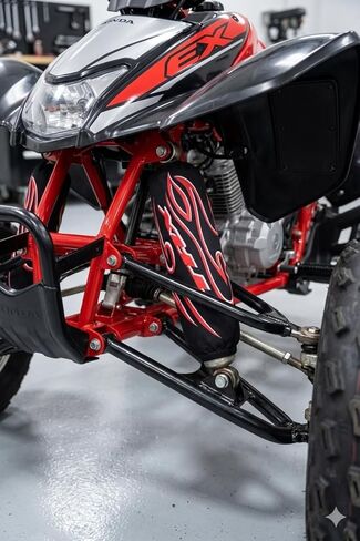 أغطية الصدمات متوافقة مع Honda TRX 250EX 250X طوال العام - متينة، مقاومة للماء، سهلة التركيب، حماية موثوقة لجميع التضاريس in Kuwait