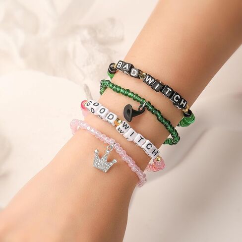 Allvounail Witch Friendship Matching Bracelets the Good Witch Movies Costume Jewelry Gift Accessories for Women in Saudi Arabia