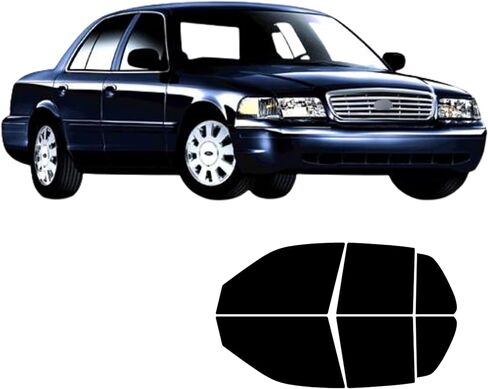 No Cutting Required — This precut Window Tint kit is Designed specifically for 1998-2011 Ford Crown Victoria 4 Door Sedan Models. Precision-Cut Patterns Ensure an Exact fit. (5% Dark) in Saudi Arabia