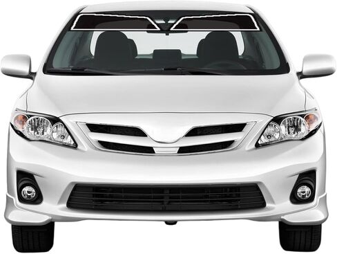 Precut Window Tint Film for Toyota Corolla Sedan 2009-2013 All Side+Rear Windshield 5% VLT 2Ply Anti-Shatter, UV Block, Privacy Protection, Easy Install, No Trimming Needed,Heat & Glare Reduction in Kuwait