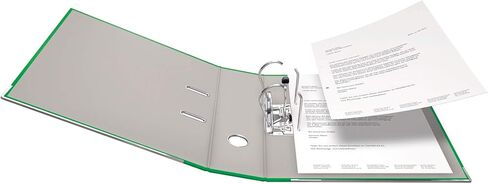 FALKEN Vegan PP Lever Arch Files, A4, 8cm Spine - Light Green, Pack 20 in Kuwait