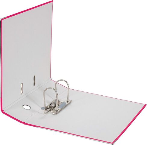 FALKEN Vegan PP Lever Arch File، A4، 8 سم عمود الفقري - وردي، عبوة 20 in Kuwait