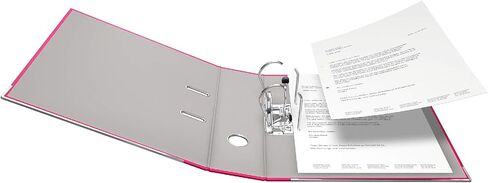 FALKEN Vegan PP Lever Arch File، A4، 8 سم عمود الفقري - وردي، عبوة 20 in Kuwait
