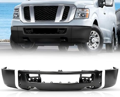 BUMPERS THAT DELIVER - Primered, Steel Front Bumper Face Bar for 2012-2021 Nissan NV1500 NV2500 NV3500 2012+, NI1002144 in Saudi Arabia