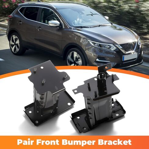 1 Pair Front Bumper Mounting Brackets Compatible with 2014-2019 Rogue Left and Right Side Black Bumper Bracket 622104BA0A 622114BA0A in Kuwait